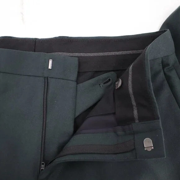 J Crew Suit Mens 36S 32x30 Ludlow Slim Fit Wool Two Piece Vitale barberis Green - Picture 6 of 16